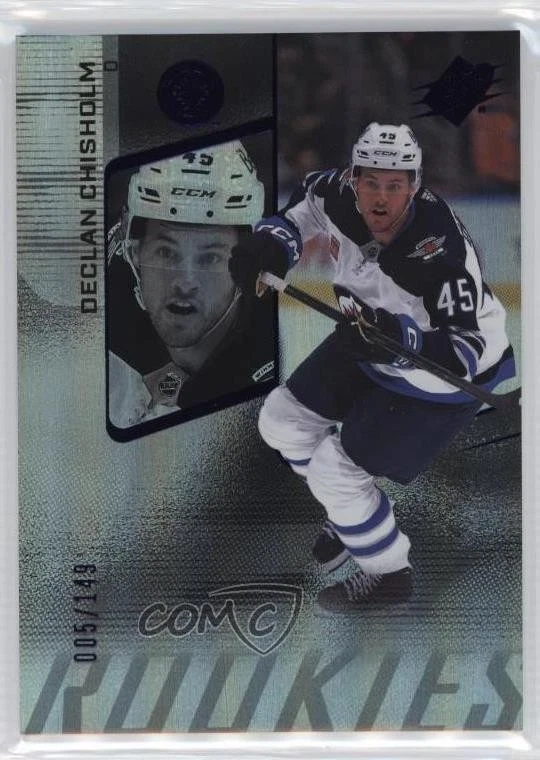2022-23 SPx Rookies Colored Holofoil /149 Declan Chisholm #153 Rookie RC - Image 1 of 2