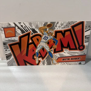 2025 Panini Absolute Football Countdown Calendar Oversized Kaboom Justin Herbert - Bild 1 von 6