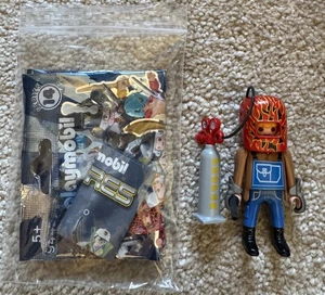 Playmobil Figuren Serie 14 9443 Schweißer Stahl Mechaniker City Action komplette Tasche - Bild 1 von 1