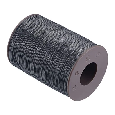 Thin Waxed Thread, 137 Yards 0.55mm, Stitching Thread Dark Grey - Image 1 of 4