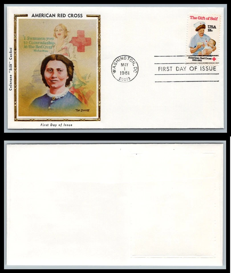 US FDC # 1910 18c Red Cross   Colorano   1981, 9p8110 - Image 1 of 1