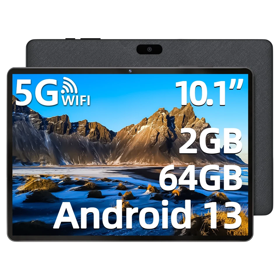 SGIN Pad 10 Wi-Fi Tablet 10,1 Zoll 2GB+64GB Octa Core Android 8000mAh Schwarz - Bild 1 von 4