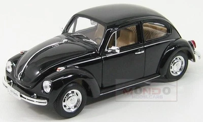 1:24 Welly Volkswagen Beetle 1302 1971 Black WE22436BK Modellino - Immagine 1 di 2