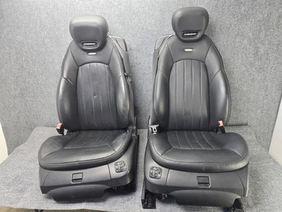 Front Leather Seat Seats Set 2009-2012 Mercedes R230 Sl63 Sl550 Sl65 Amg  oem - Image 1 of 4