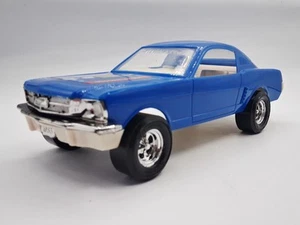 Vintage 1965 Tootsietoy Kunststoff Ford Mustang GT 350 Fastback blau Spielzeugauto - Bild 1 von 13