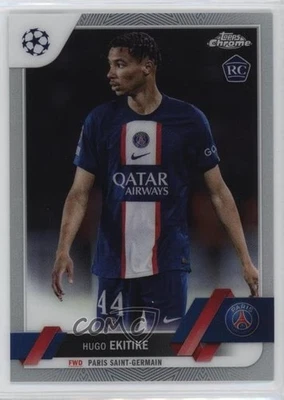 2022-23 Topps Chrome UEFA Club Competitions Hugo Ekitike #125 Rookie RC - Image 1 of 2