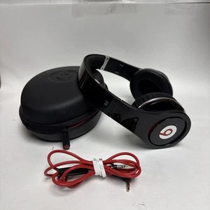 Auriculares Beats by Dr. Dre Studio 1ª Generación Negro y Rojo con Cable con Estuche PROBADOS - Imagen 1 de 12