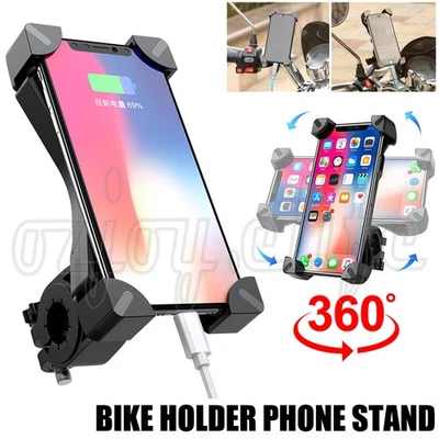 360° Rotation Bike Phone Holder Handlebar Mount for Motorcycle Bicycle MTB AU - image 1 of 4