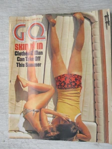 GQ MAGAZINE SUMMER 1971 PETER MAX SHORTS ISAAC HAYES VINTAGE MEN'S NO LABEL - Picture 1 of 2
