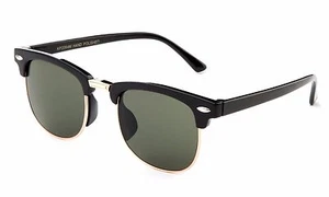 Kids Half Rimmed Fashion Sunglasses with Squared Lens"Justin" Kids Sunglasses - Picture 1 of 15