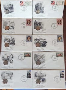 US Mint First Day Issue 2004-2006 Set of 10 Nickel , Philadelphia/Denver Mint - Picture 1 of 6