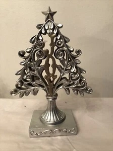 Katherine's Collection Silver Tree JOY Tabletop Figure #36-936330 - NEW! - Picture 1 of 5