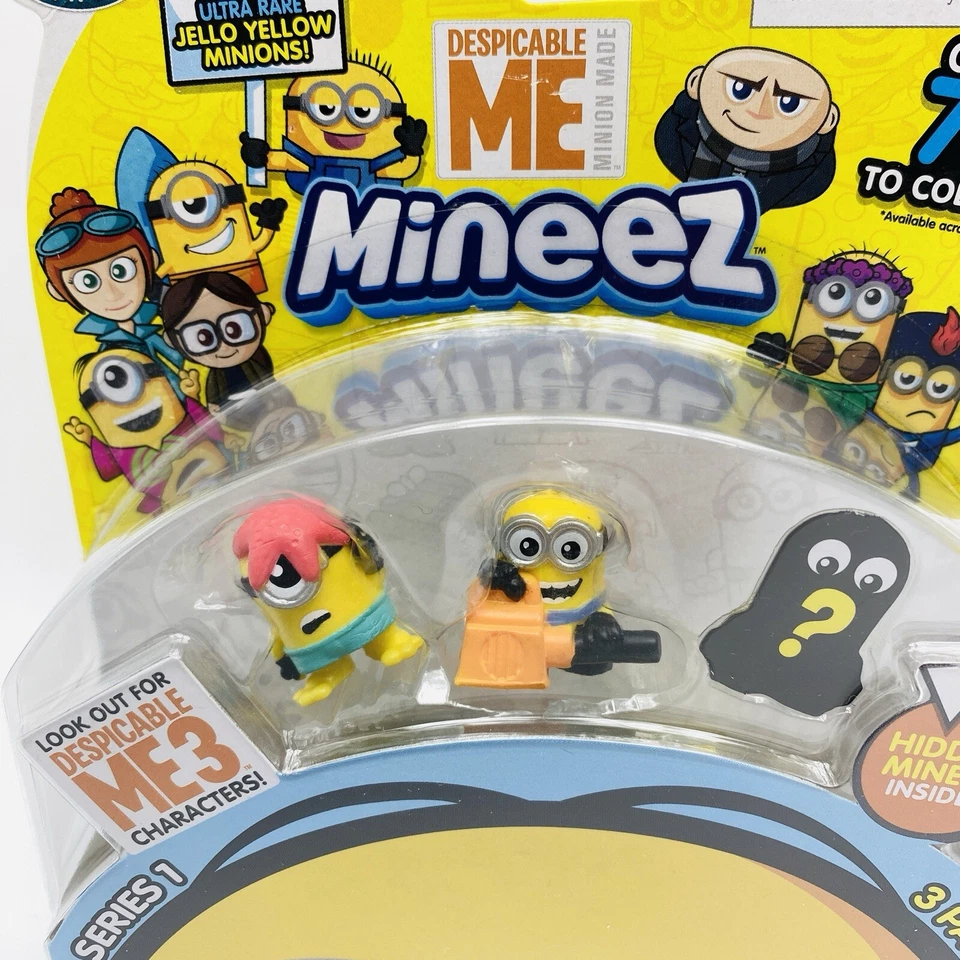 Despicable Me Minion Made Mineez Collectible Series 1 Small Figurines 2 X 3-pack