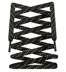 LitLaces - Two Tone Metallic Flat Shoelaces for Sneakers and Casual Shoes - Picture 1 of 5