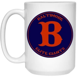 Baltimore Elite Giants Mug 15 oz. Glossy Ceramic | Negro Leagues Baseball Team - Picture 1 of 6