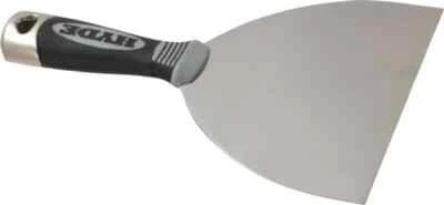 Hyde Tools 6" Wide Stainless Steel Putty Knife Flexible, Cushioned Grip / Ham... - Image 1 of 2