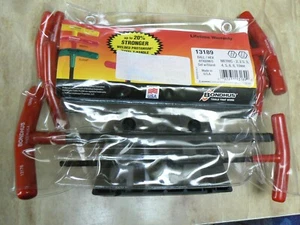 BONDHUS 13189 ,ALLEN METRIC T HANDLE SET. 8 Pieces , 2-10MM. NEW (N) - Picture 1 of 3