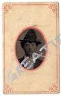 Vtg.1860s tintype young man,civil war,rebel,conferdate,slouch/beehive hat, 