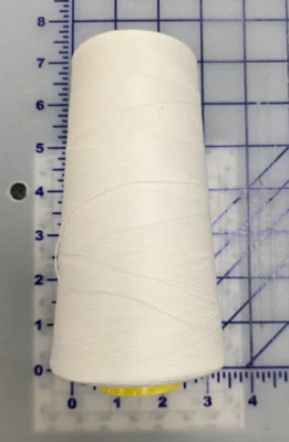 american and effird perma core sewing thread tex 60 6000 yds white #32001 - Image 1 of 4