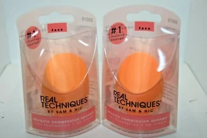 2 Pack Real Techniques Miracle Complexion Sponge Makeup - Picture 1 of 2