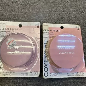 2-Covergirl Clean Fresh Pressed Powder - 230 Dark - 0.35oz - Matte Finish VEGAN - Picture 1 of 2