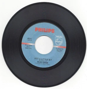 BLUE CHEER, "JUST ALITTLE BIT" - Picture 1 of 2