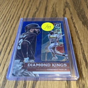 2022 Donruss Optic #28 Fernando Tatis Jr. Pandora Blue Prizm #/99 - Picture 1 of 6
