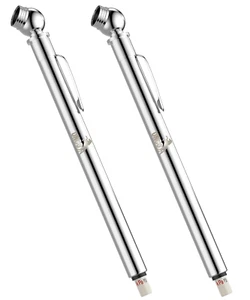 - Pencil Tire Pressure Gauge, 2 Pack, 10-75 PSI, Tire Gauges for Tire Pressure, - Picture 1 of 12