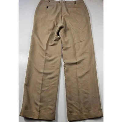 Pantalones Lyle & Scott Escocia Performance plisados beige caqui talla 36x32 ^ Foto 1 de 4