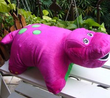NEW Barney and Friends Pillow Plush 18"  BIG size Pillow/Toy SOFT