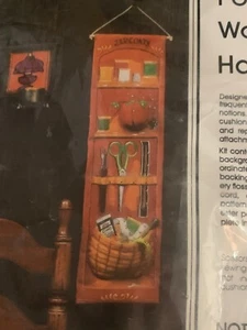 Vintage 3D Wall Hanging Craft Kit NOTIONS NOOK Sewing Organizer Fablique NEW - Picture 1 of 7