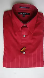 AXIST SLIM FIT 14 1/2 32/33 Deep Claret Color Men's Shirt $42 - Picture 1 of 5
