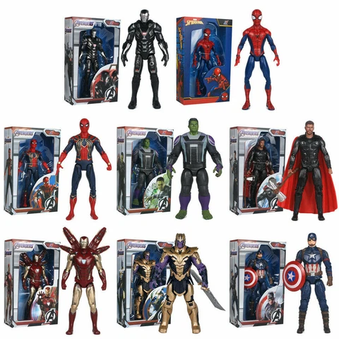ZD TOYS 7" Marvel Avengers Action Figure War Machine Iron Man Thor Toy Kids Gift Cover