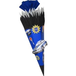 Schultüte Bastelset Polizei, DIY, 1. Schultag für Kinder, Zuckertüte - Bild 1 von 1