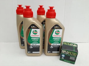 Castrol Power 1 Ultimate 4T 5W40 / Ölfilter BMW C 600 Sport / C 650 GT  ab 2011 - Picture 1 of 1