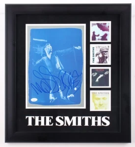 Morrrissey Signed Vinyl LP Custom Framed JSA COA The Smiths The Queen is Dead - Picture 1 of 3