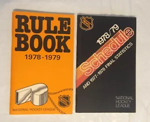 1978-79 National Hockey League Stats /1978-79 Spielplanbuch und 1978 Regelbuch - Bild 1 von 5