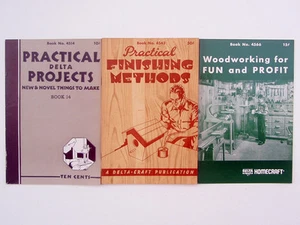 Deltagram Magazine, 3 Project Booklets, Woodworking, Toy Shot Gun Plans - Picture 1 of 2