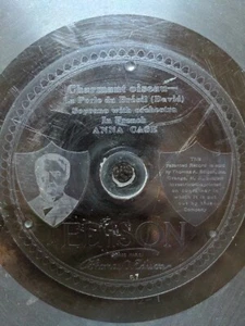 Explanatory Talk Edison Diamond Disc Charmont Oiseau 82078 A8 - Imagen 1 de 7