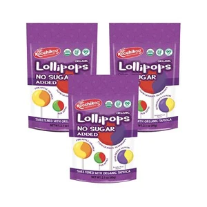 Bio & zuckerfrei Lutscher Beutel, verschiedene Fruchtaromen, ohne Zuckerzusatz,... - Bild 1 von 7