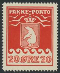 GREENLAND. #Q6a. 1937. 20 Øre red, very fine MNH (PK1603) - Picture 1 of 1