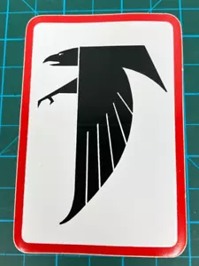 Vintage 1970s Atlanta Falcons Logo Sticker Retro NFL Collectible FREE SHIPPING - Picture 1 of 4