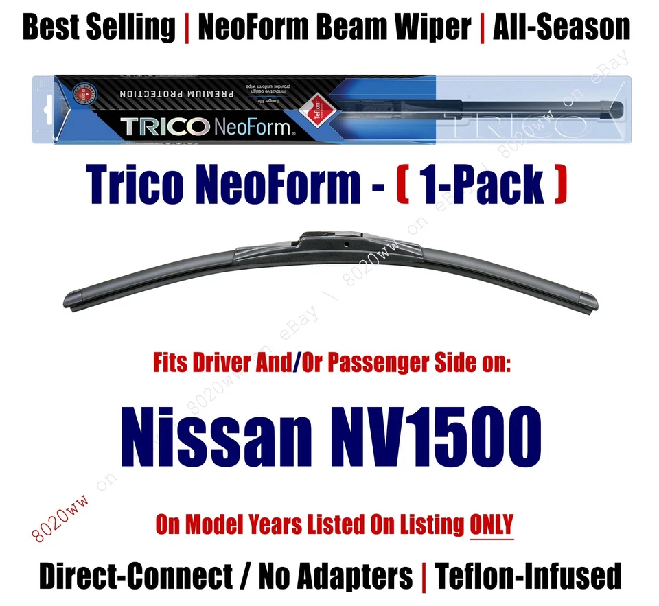 (Cantidad 1) Escobilla limpiaparabrisas NeoForm súper premium para Nissan NV1500 2012+ - 16210 Foto 1 de 1