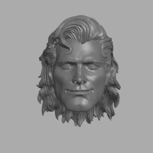 Superman sonriente pelo largo cabeza personalizada para figuras de acción DC Comics de 4" 6" 7" 12" - Imagen 1 de 2