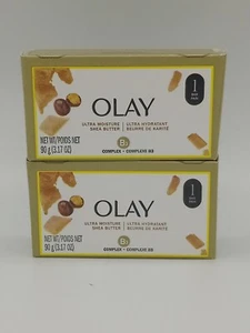 Olay Moisture Ultra Moisture With Shea Butter Beauty Bar 3.17 oz., Lot of 2 - Picture 1 of 2