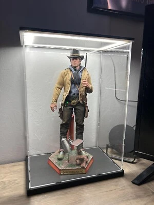 Action Figure Display Case 16" Tall Acrylic 1/6 Scale Figurine LED Light Toy Box - Image 1 of 4