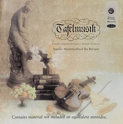 Tafelmusik Original 1985 Reference Recordings RR-13 CD MINT - Image 1 of 3