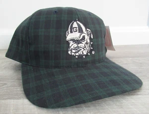 Georgetown Hoyas Vtg American Needle Low Profile Strapback Hat NCAA Plaid - Picture 1 of 10