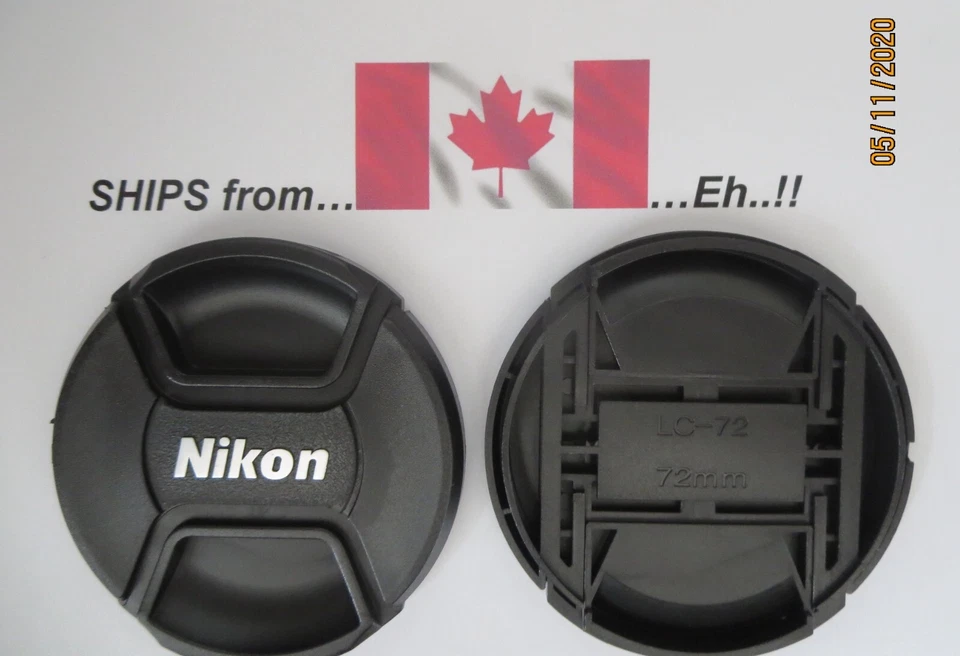 Nikon 72mm Front Lens Cap LC-72 Style - Image 1 of 1