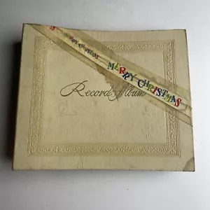 45 RPM Record Storage Album/Wallet - White (Holds 15 Records) - Picture 1 of 5
